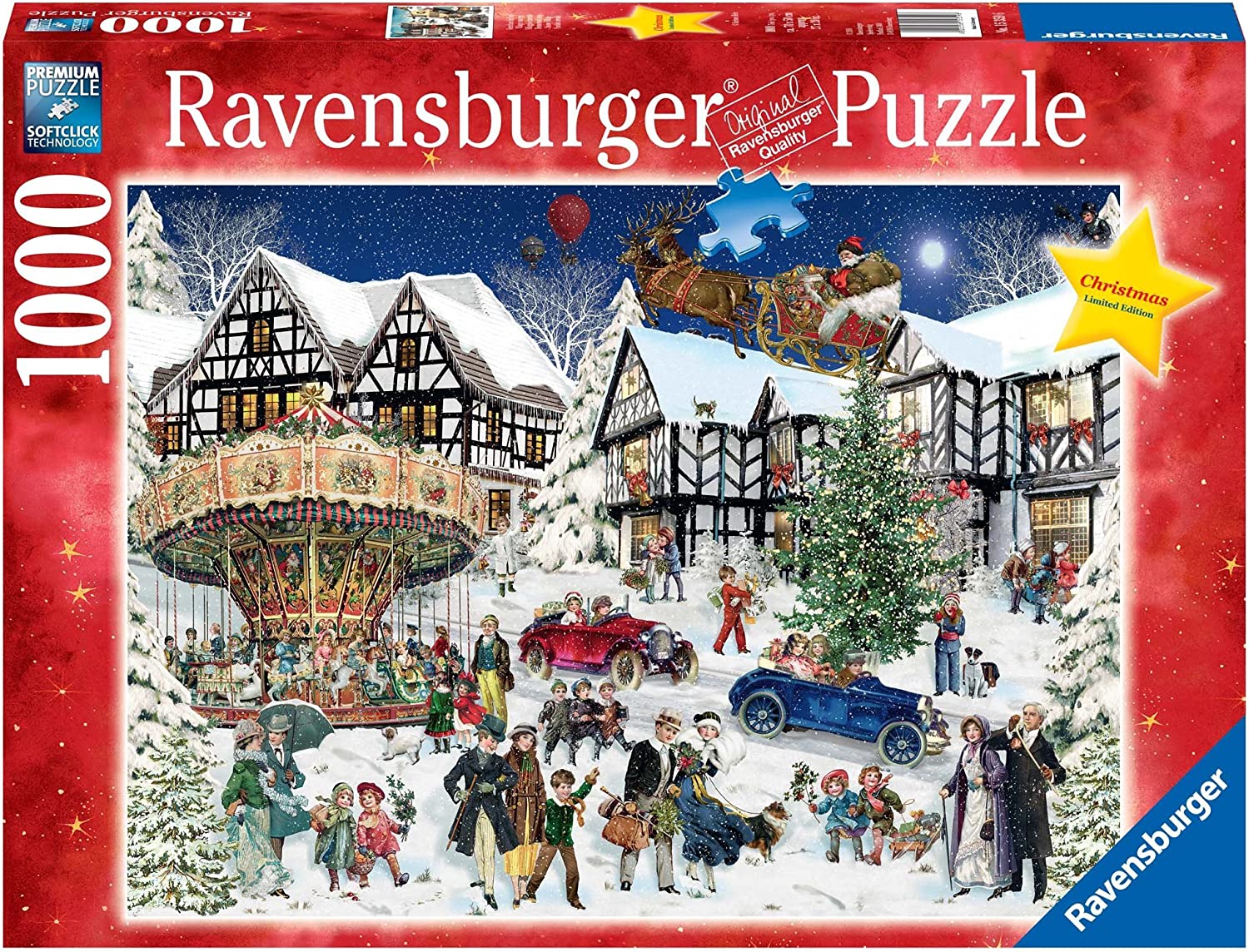 Ravensburger Christmas Limited Edition Snowy Village 1000 Piece Puzzle image 0