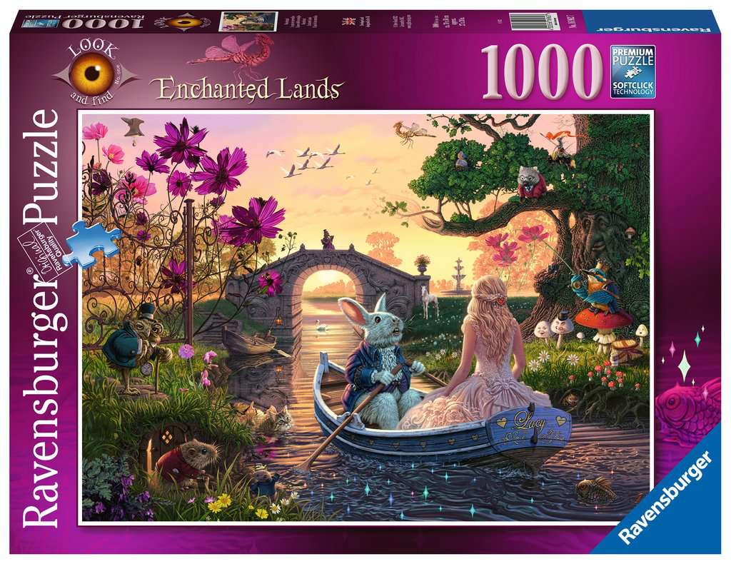 Ravensburger Look & Find Enchanted Lands 1000 Piece Puzzle image 0