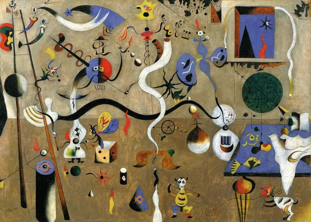 Ravensburger Art Collection Le Carnaval d' Arlequin by Joan Miro 1000 Piece Puzzle image 1