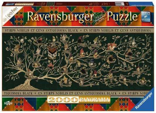 Ravensburger Wizarding World Black Family Tree 2000 Piece Panorama Puzzle image 0