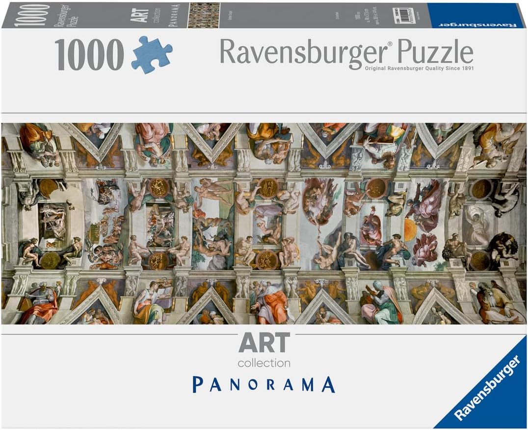 Ravensburger The Sistine Chapel Art Collection 1000 Piece Panorama Puzzle image 0