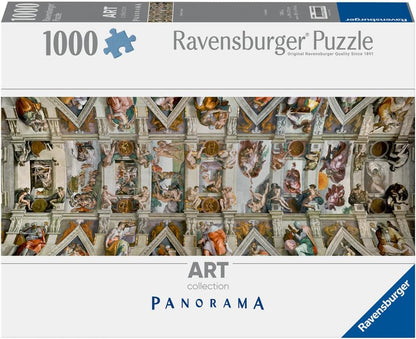 Ravensburger The Sistine Chapel Art Collection 1000 Piece Panorama Puzzle image 0