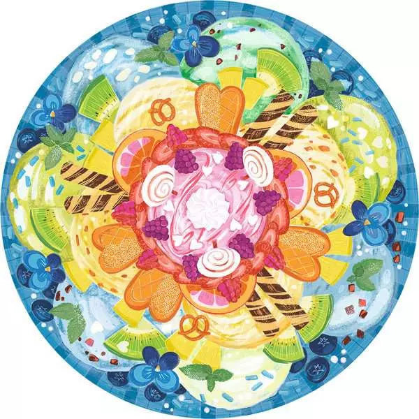 Ravensburger Circle of Colors Ice Cream 500 Piece Puzzle image 1