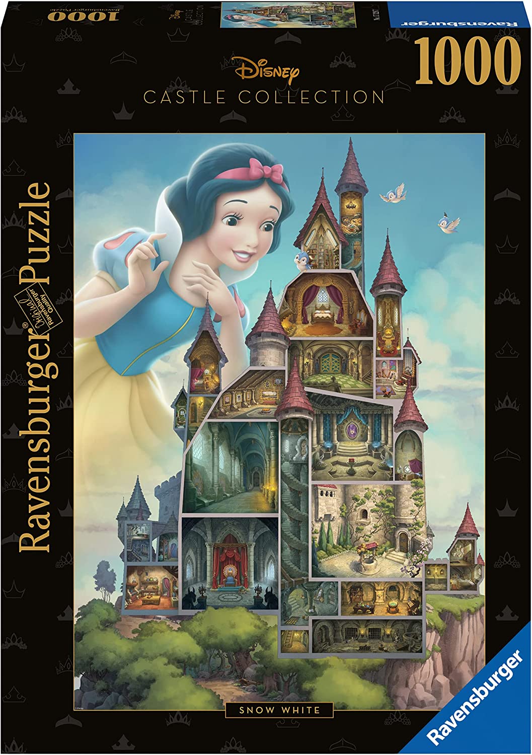 Ravensburger Disney Castle Collection 1000 Piece Puzzles - Complete Set image 3