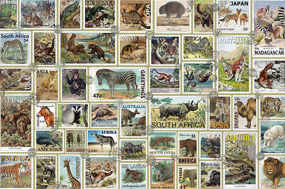 Ravensburger Animal Stamps 3000 Piece Puzzle image 1