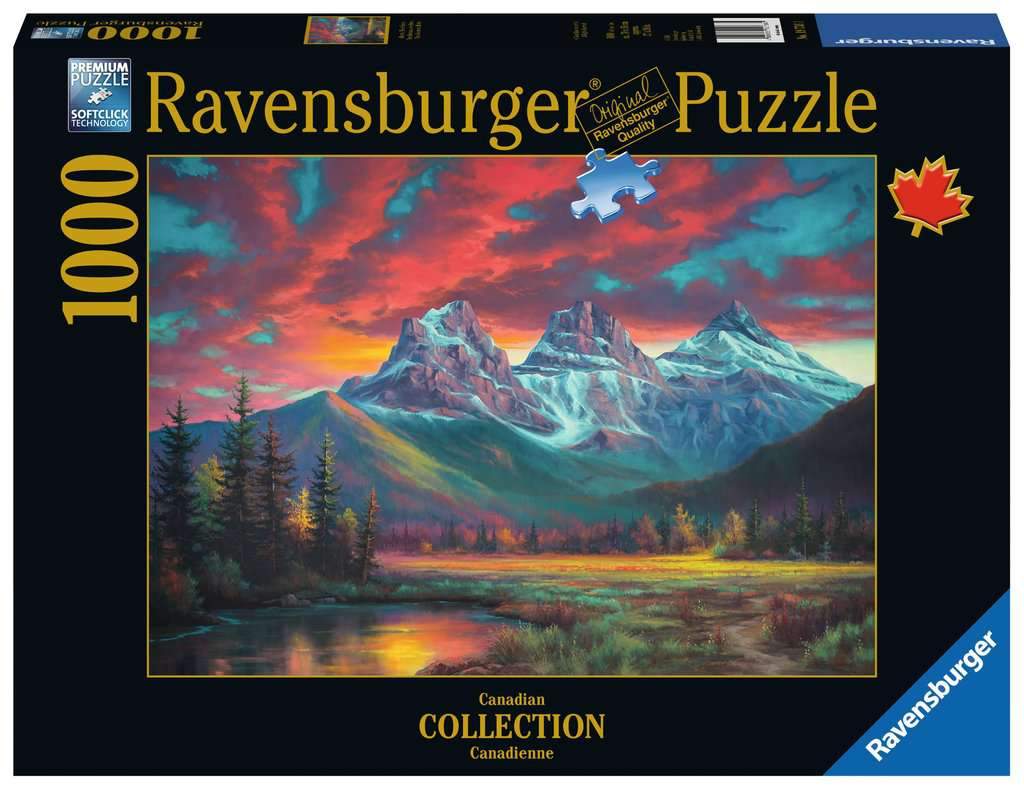Ravensburger Canadian Collection Alberta's Three Sisters 1000 Piece Puzzle image 0