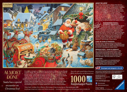 Ravensburger Christmas Limited Edition 2023 Almost Done 1000 Piece Puzzle image 2