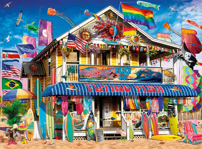 Buffalo Games Vivid Collection Surf Shack 1000 Piece Puzzle image 1