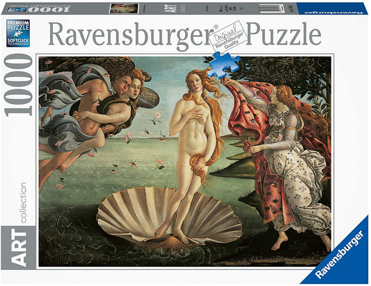 Ravensburger Art Collection Botticelli: Nascita di Venere (The Birth of Venus) 1000 Piece Puzzle image 0