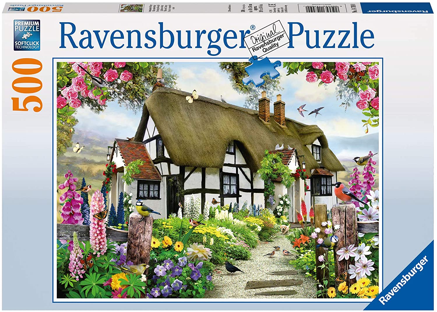 Ravensburger Idyllic Cottage 500 Piece Puzzle image 0