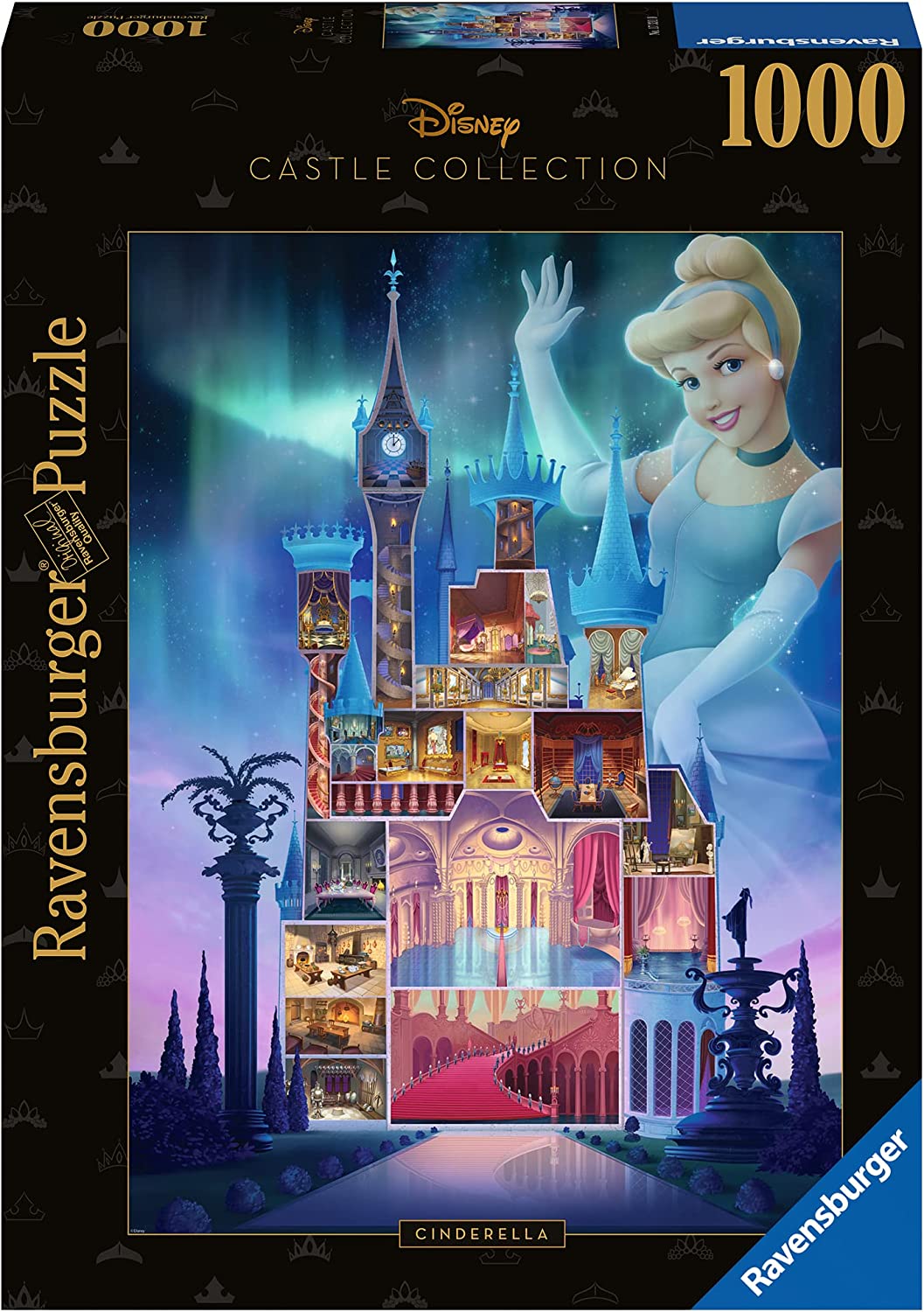 Ravensburger Disney Castle Collection 1000 Piece Puzzles - Complete Set image 1