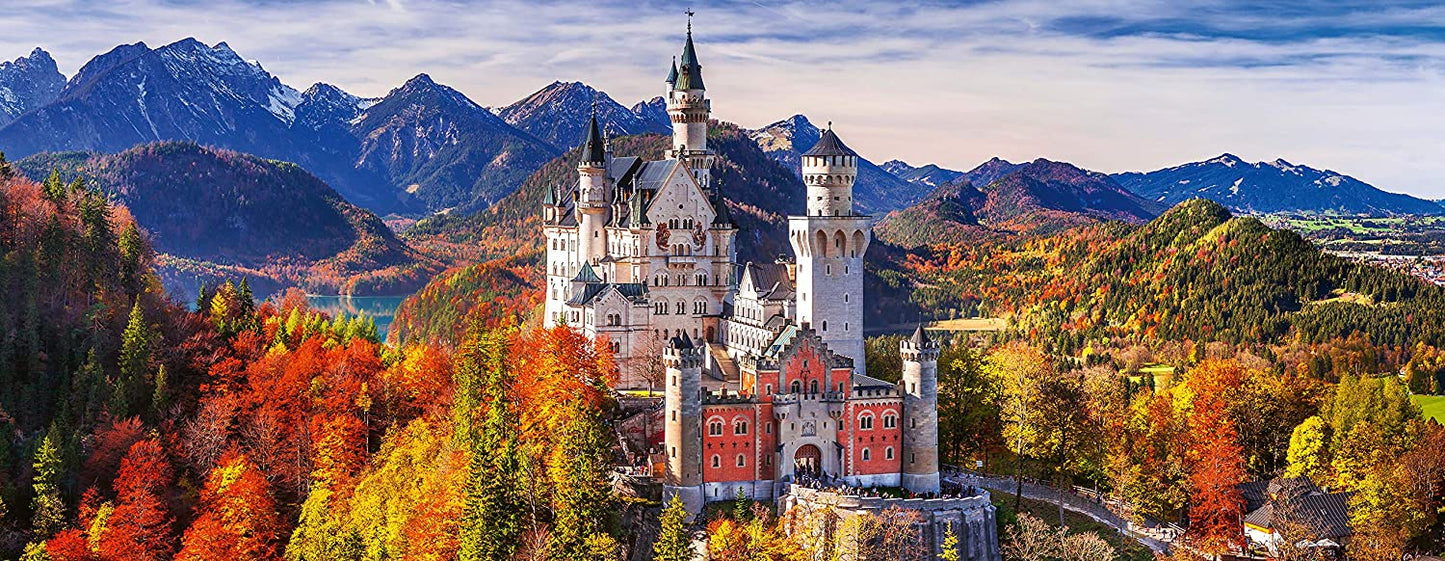 Ravensburger Deutschland Collection :  Castle, Bavaria 1000 Piece Panorama Puzzle image 1