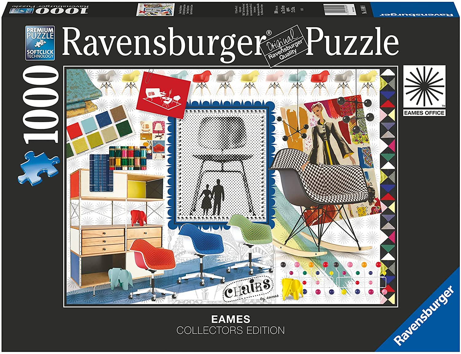 Ravensburger Eames Collectors Edition Design Spectrum 1000 Piece Puzzle image 0