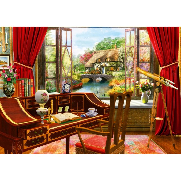 Bluebird Study View 1000 Piece Puzzle image 1