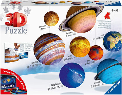 Ravensburger Solar System 540 Piece 3D Puzzle image 0