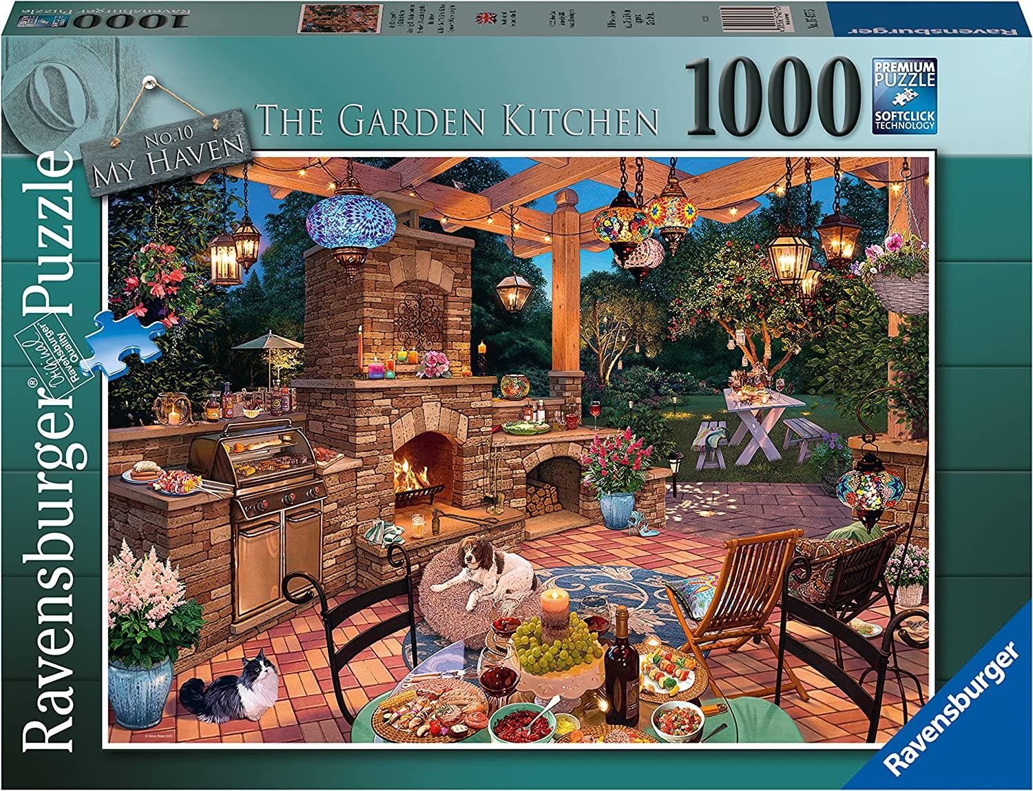 Ravensburger My Haven No. 10 The Garden Kitchen 1000 Piece Puzzle image 0
