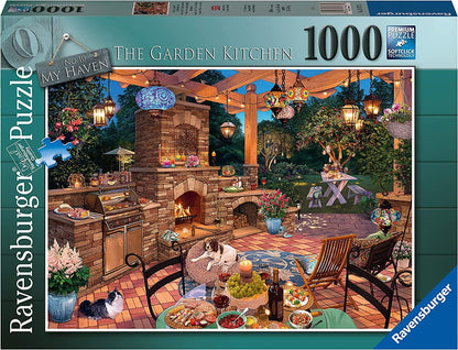 Ravensburger My Haven No. 10 The Garden Kitchen 1000 Piece Puzzle image 0