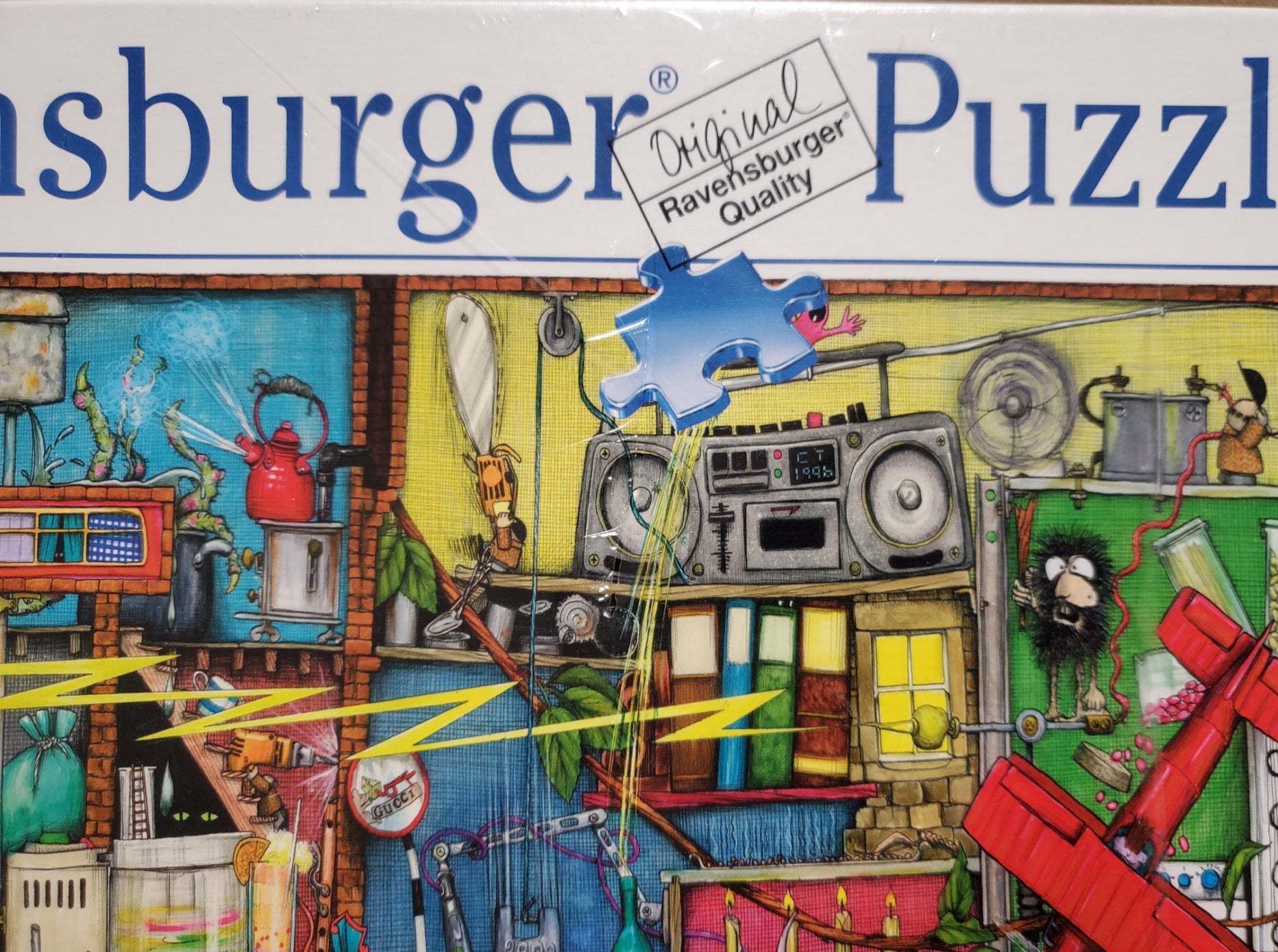 Ravensburger Colin Thompson Cling, Clang, Clutter 1500 Piece Puzzle image 2
