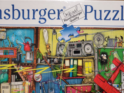 Ravensburger Colin Thompson Cling, Clang, Clutter 1500 Piece Puzzle image 2