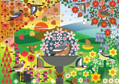 Ravensburger Seasons of Birds 1000 Piece Puzzle image 1