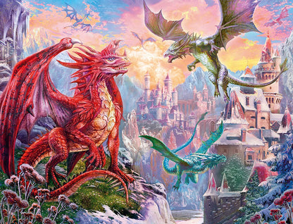 Ravensburger Unicorn and Dragon - 2 x 1000 Piece Puzzle image 2
