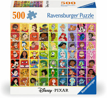 Ravensburger Disney & Pixar Color Palette 500 Piece Puzzle image 0