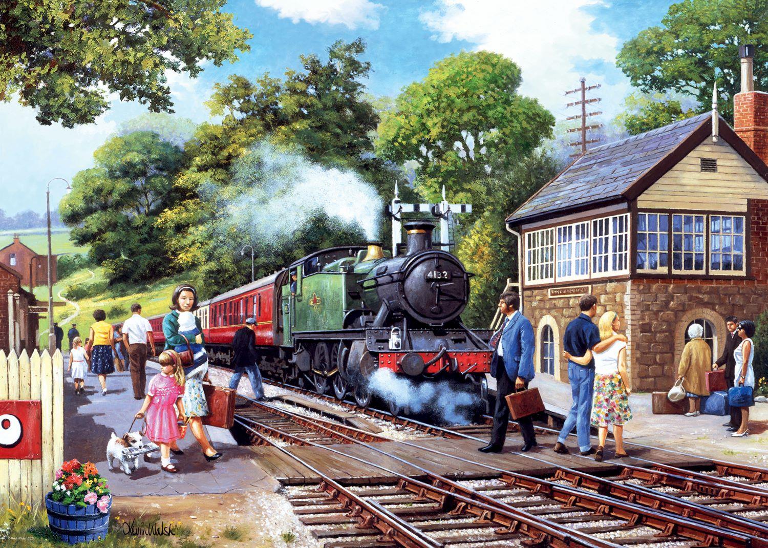 Ravensburger A Country Station 1000 Piece Puzzle image 1