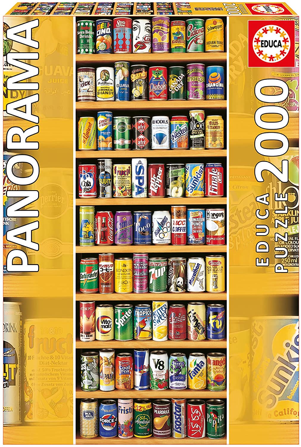 Educa Soft Cans 2000 Piece Panorama Puzzle image 0