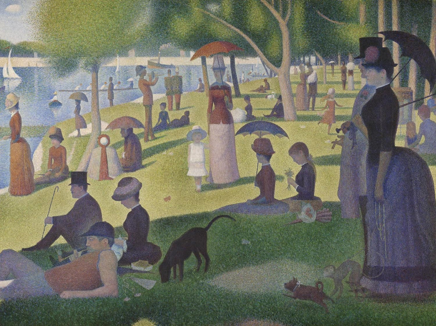 Ravensburger Art Collection Seurat A Sunday Afternoon On The Island Of La Grande Jatte 1500 Puzzle image 1