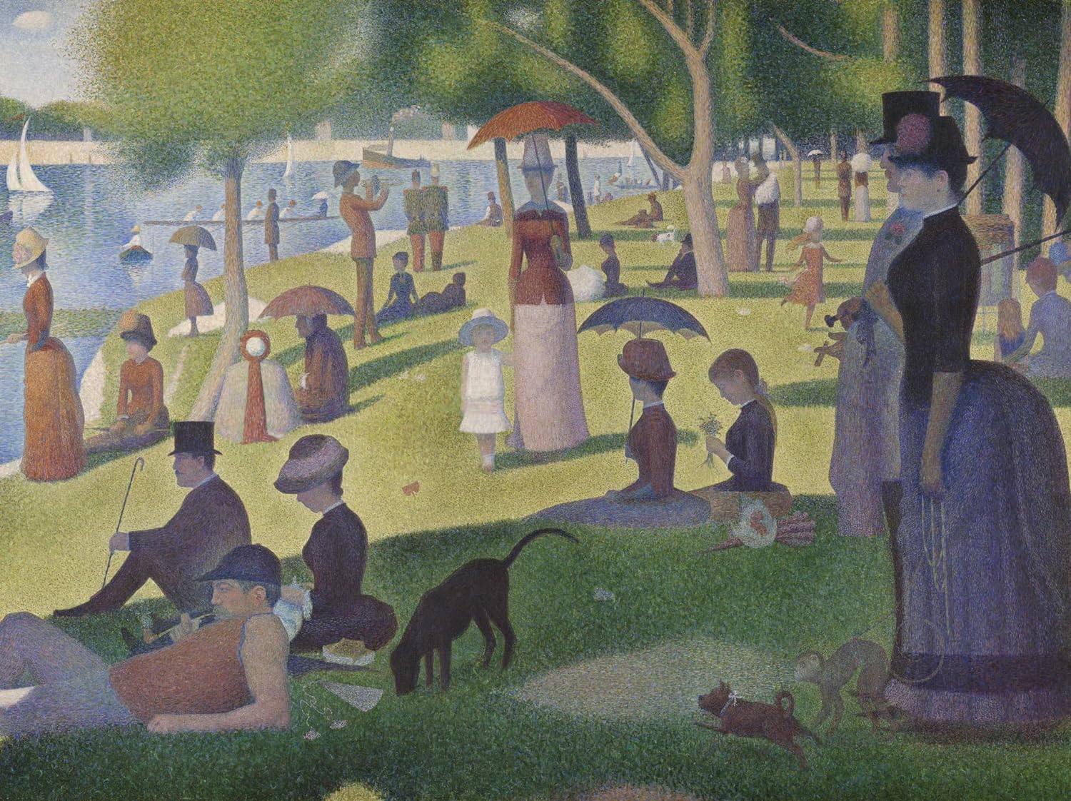 Ravensburger Art Collection Seurat A Sunday Afternoon On The Island Of La Grande Jatte 1500 Puzzle image 1
