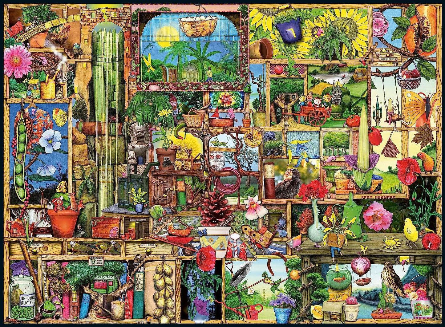 Ravensburger The Wonderful World of Colin Thompson 4 x 500 Piece Puzzle (Includes The Red Box) image 3