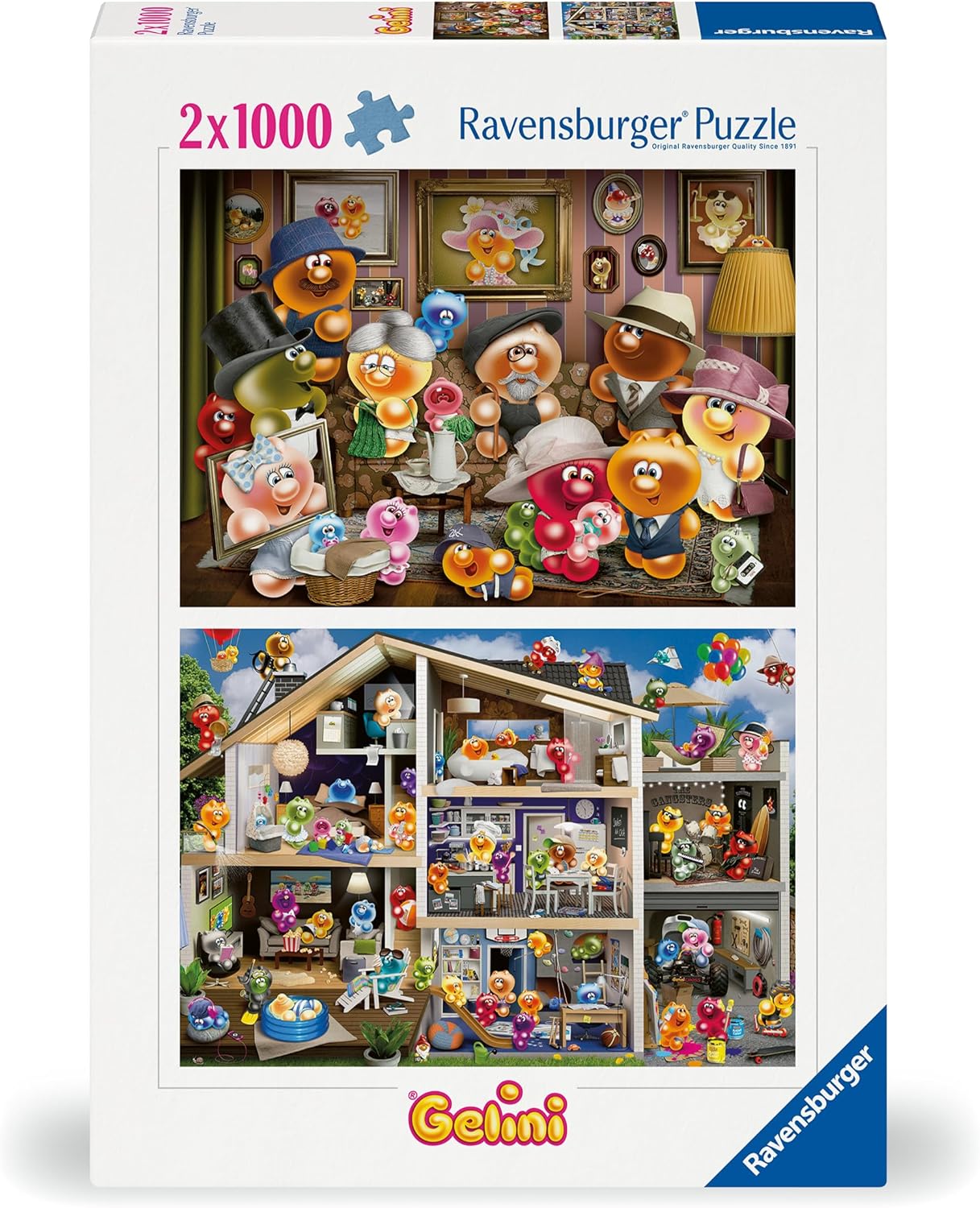 Ravensburger Gelini - 2 x 1000 Piece Puzzle image 0