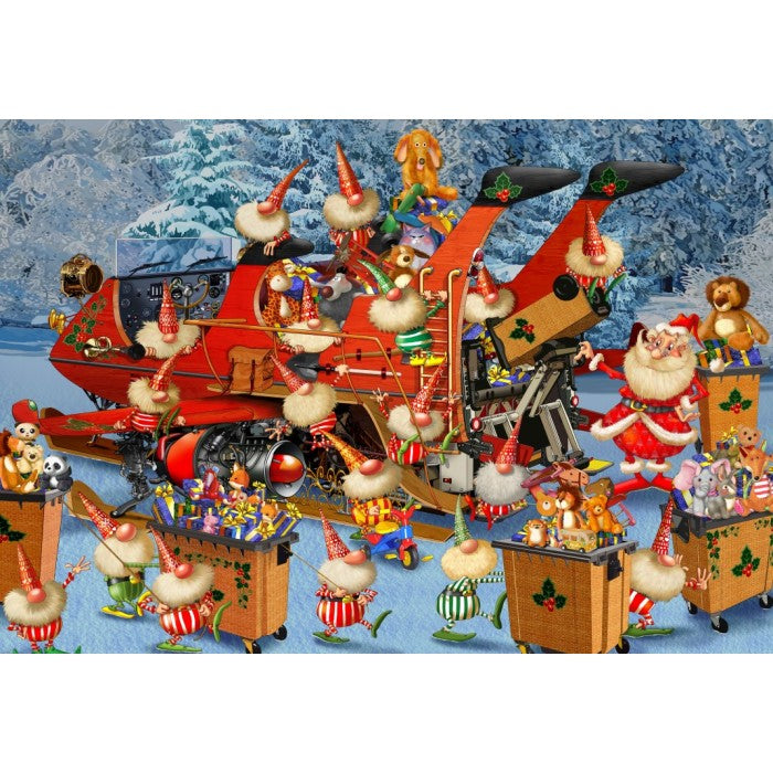 Bluebird Ready for Christmas Delivery Season1000 Piece Puzzle image 1