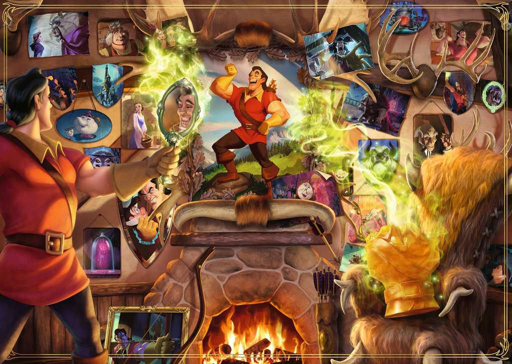 Ravensburger Disney Villainous Gaston 1000 Piece Puzzle image 1