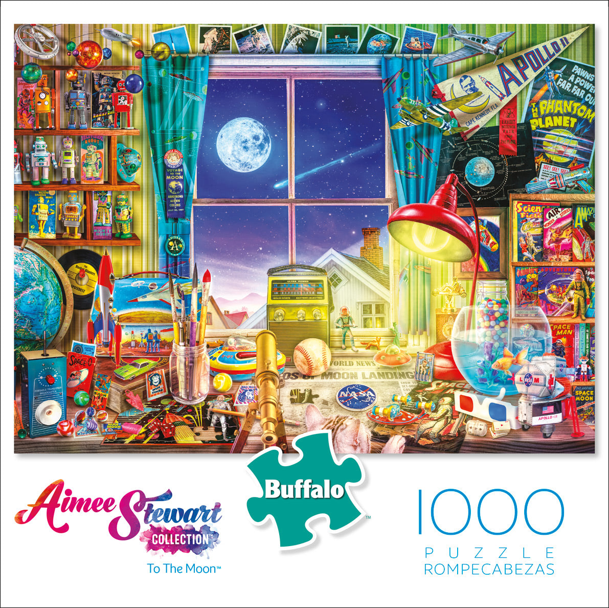 Buffalo Games Aimee Stewart To the Moon 1000 Piece Puzzle image 0