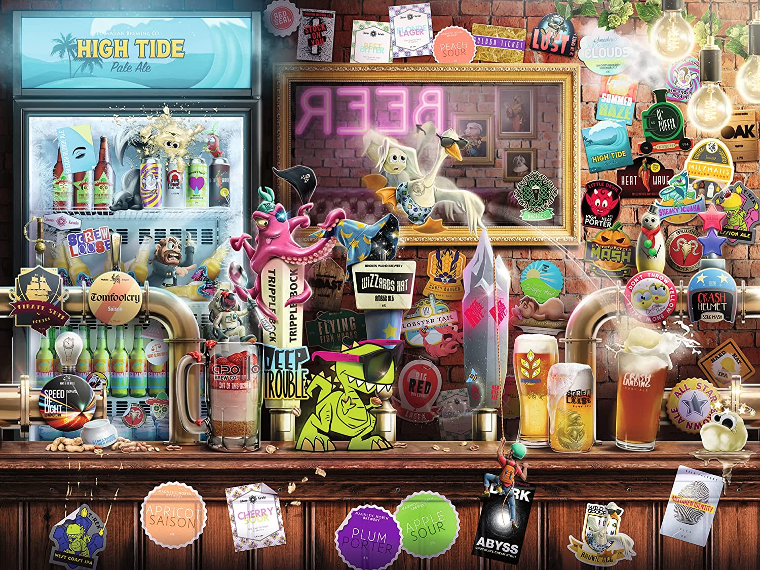 Ravensburger Craft Beer Bonanza 1500 Piece Puzzle image 1