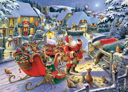 Ravensburger Limited Edition Santa's Christmas Supper 1000 Piece Puzzle image 1