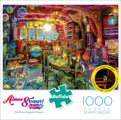 Buffalo Games Aimee Stewart The Pirate Captain's Dream 1000 Piece Puzzle image 0