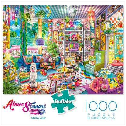 Buffalo Games Aimee Stewart Kitschy Cute 1000 Piece Puzzle image 0