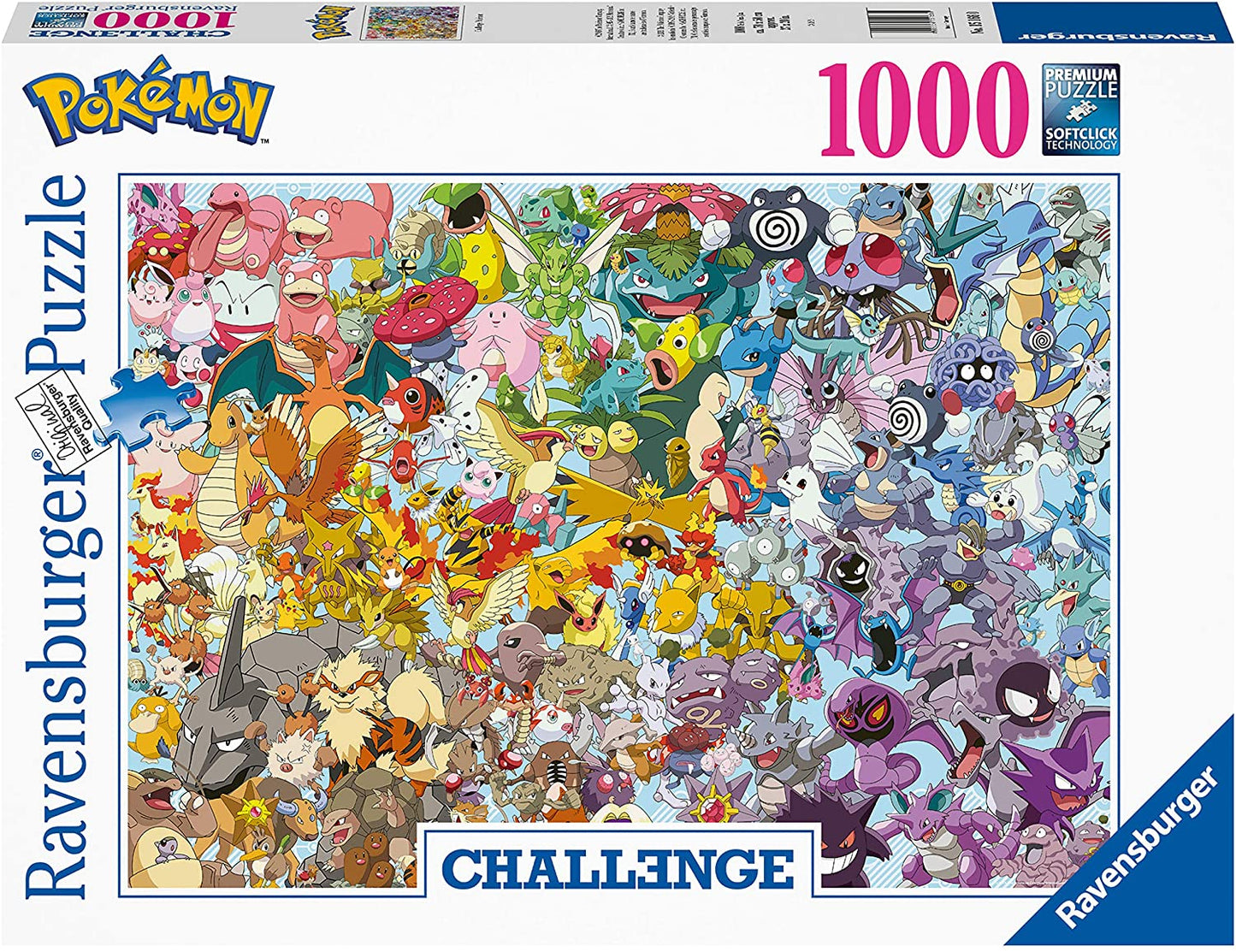 Ravensburger Pokemon Challenge 1000 Piece Puzzle image 0