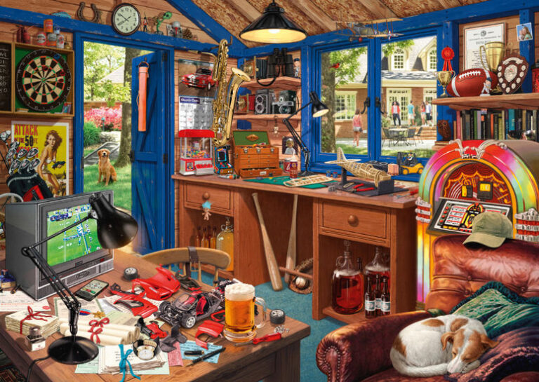 Schmidt Steve Read Father's Workshop 1000 Piece Puzzle image 1