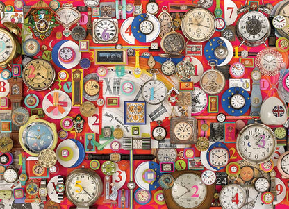 Cobble Hill Timepieces 1000 Piece Puzzle image 1