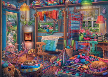 Ravensburger The Weaver's Workshop 1000 Piece Puzzle image 1
