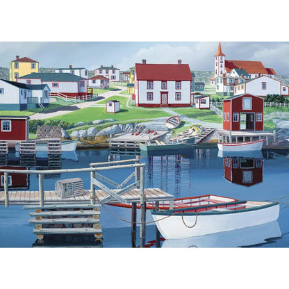Ravensburger Canadian Collection Greenspond Harbor 1000 Piece Puzzle image 1