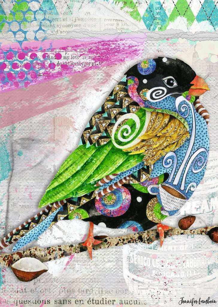 Ravensburger Swirly Bird 1000 Piece Puzzle image 1
