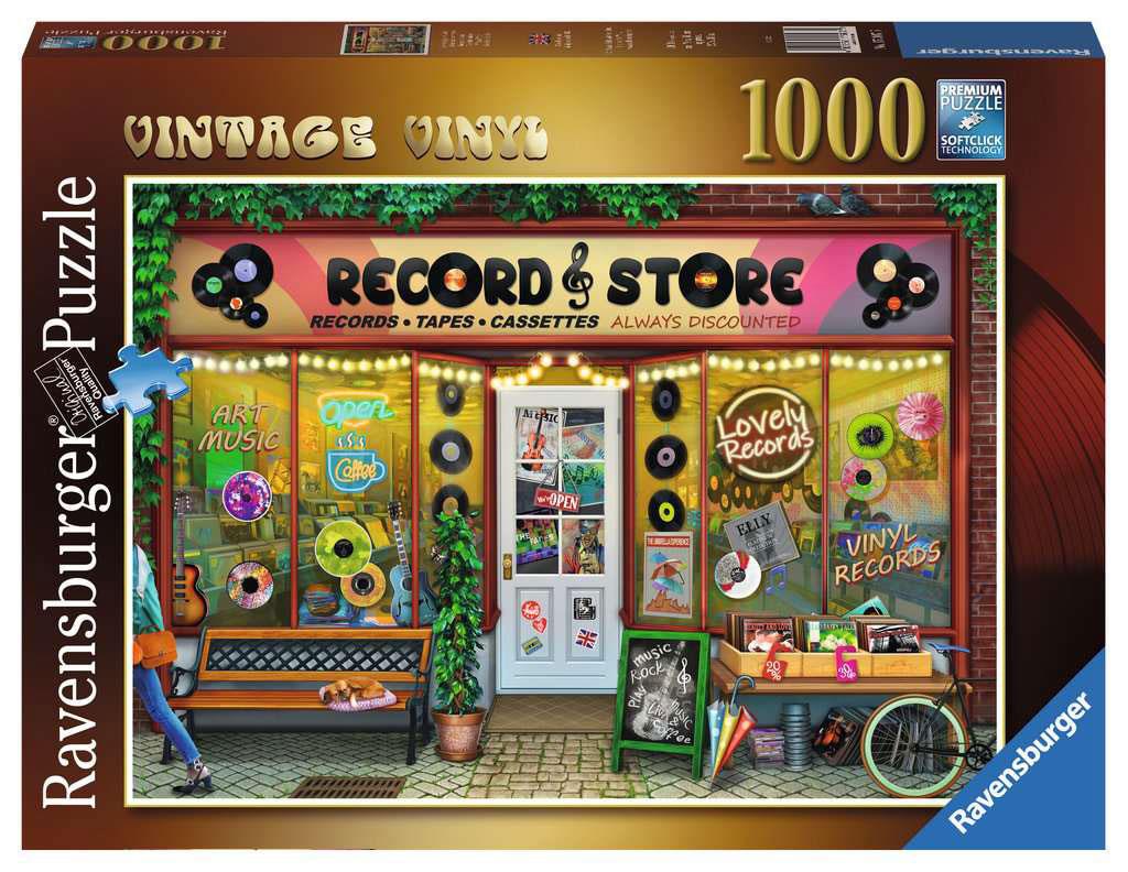 Ravensburger Vintage Vinyl 1000 Piece Puzzle image 0