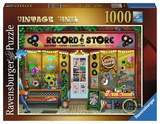 Ravensburger Vintage Vinyl 1000 Piece Puzzle image 0