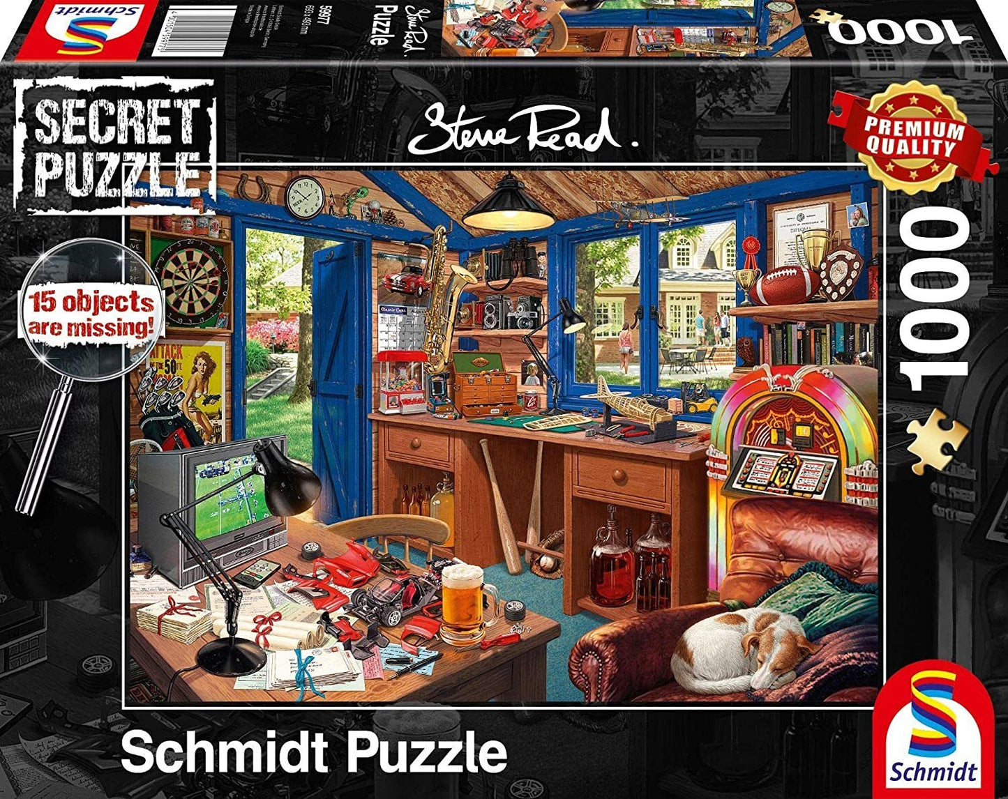 Schmidt Steve Read Father's Workshop 1000 Piece Puzzle image 0