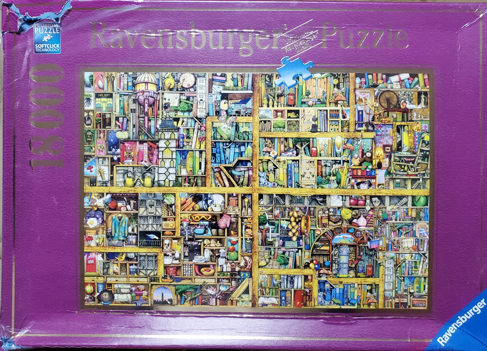 Ravensburger Colin Thompson Magical Bookcase 18000 Piece Puzzle (Damaged Box) image 2