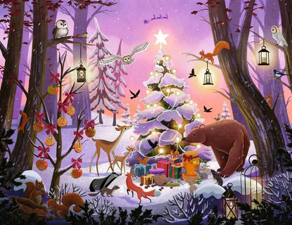 Ravensburger A Woodland Christmas 2000 Piece Puzzle image 1